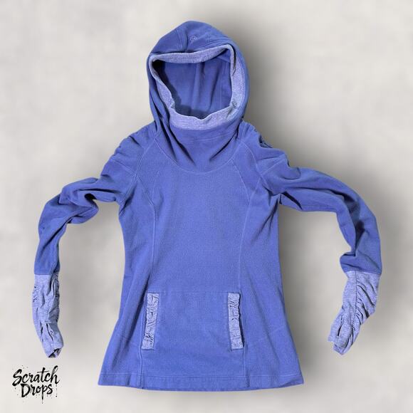 Lululemon Apres Run Pullover Hoodie Size 6 Persian Purple Activewear Top - Picture 1 of 7